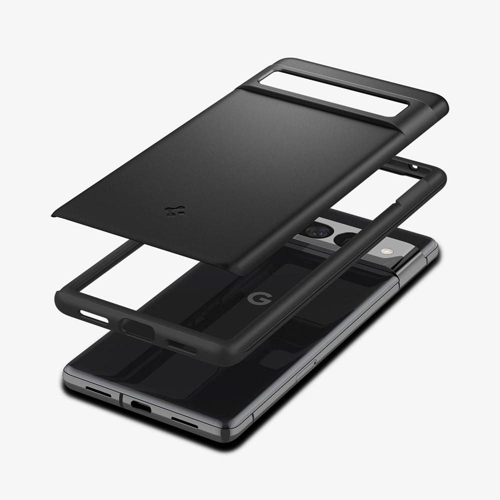 Spigen Thin Fit Pixel 7 Pro Case Black | VMLU-69581