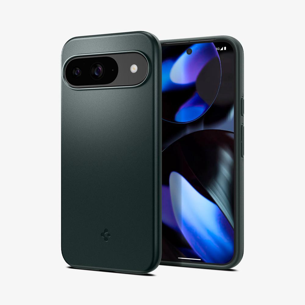 Spigen Thin Fit Pixel 9 Case Abyss Green | HDVJ-43958