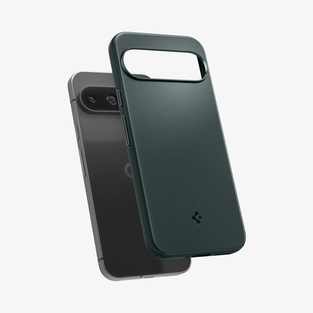 Spigen Thin Fit Pixel 9 Case Abyss Green | HDVJ-43958