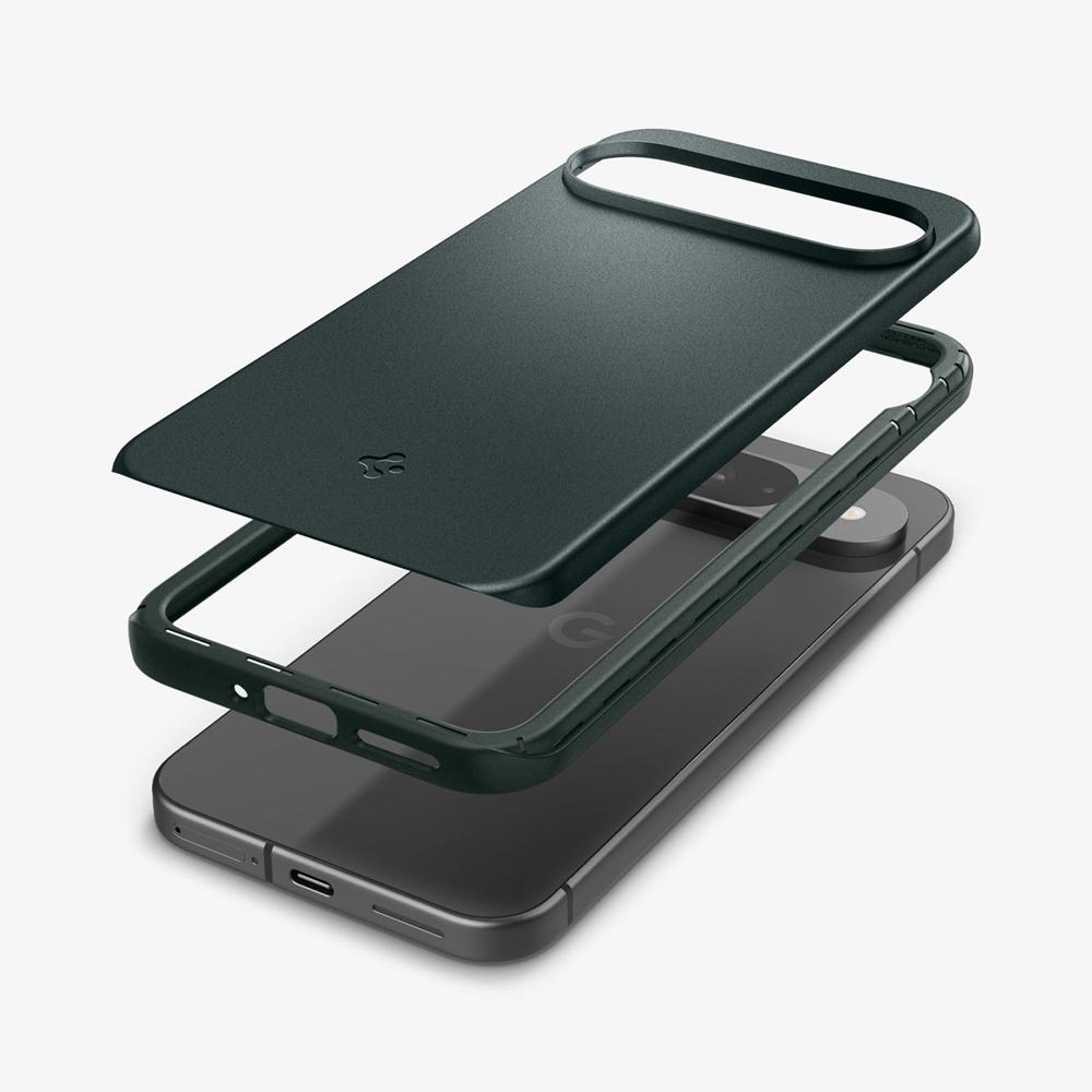 Spigen Thin Fit Pixel 9 Case Abyss Green | HDVJ-43958