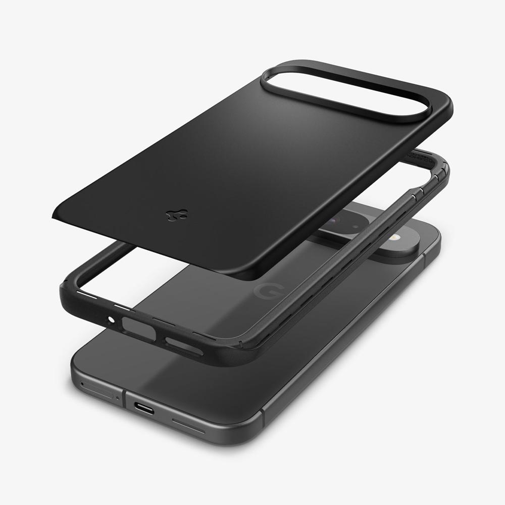 Spigen Thin Fit Pixel 9 Case Black | ARZT-23786