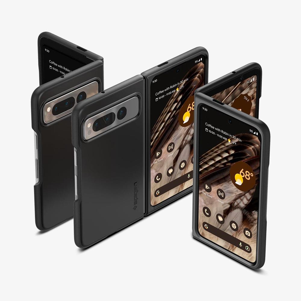 Spigen Thin Fit Pixel Fold Case Black | RUMH-91687