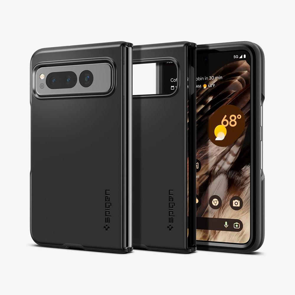 Spigen Thin Fit Pixel Fold Case Black | RUMH-91687