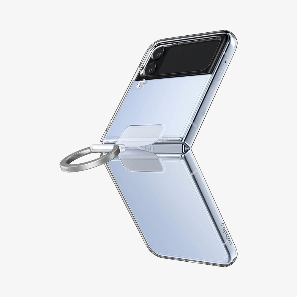 Spigen Thin Fit Ring My Sketch Galaxy Z Flip 4 Case Crystal Clear | IWQT-05237