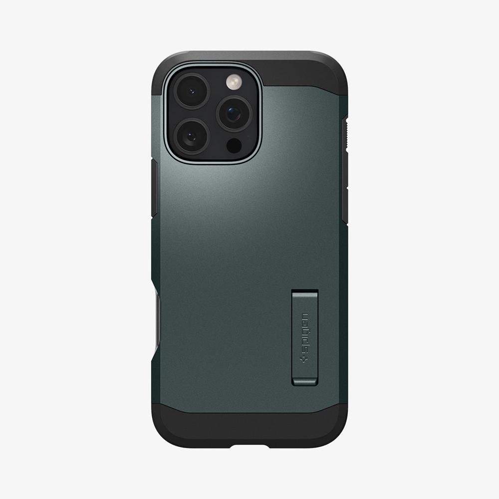 Spigen Tough Armor AI (MagFit) Iphone 16 Pro Case Abyss Green | YDHA-20953