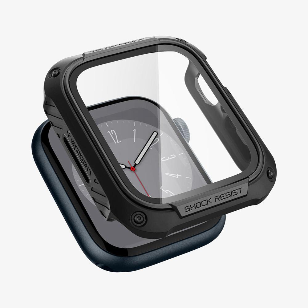 Spigen Tough Armor Apple Watch (45Mm) Case Black | PSTE-07536