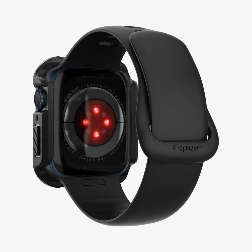 Spigen Tough Armor Apple Watch (45Mm) Case Black | PSTE-07536