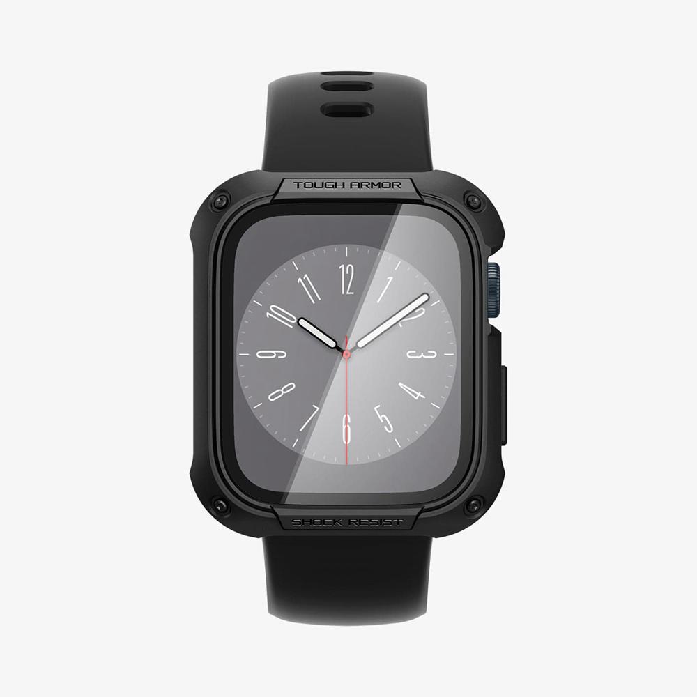 Spigen Tough Armor Apple Watch (45Mm) Case Black | PSTE-07536