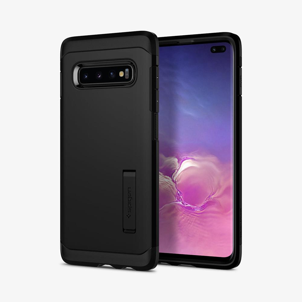 Spigen Tough Armor Galaxy S10 Plus Case Black | YKRS-65739