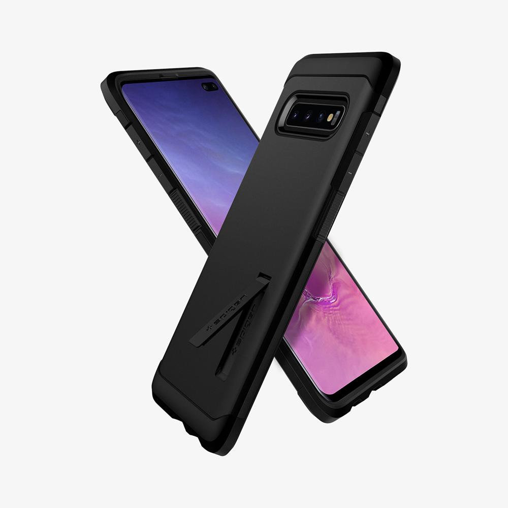 Spigen Tough Armor Galaxy S10 Plus Case Black | YKRS-65739