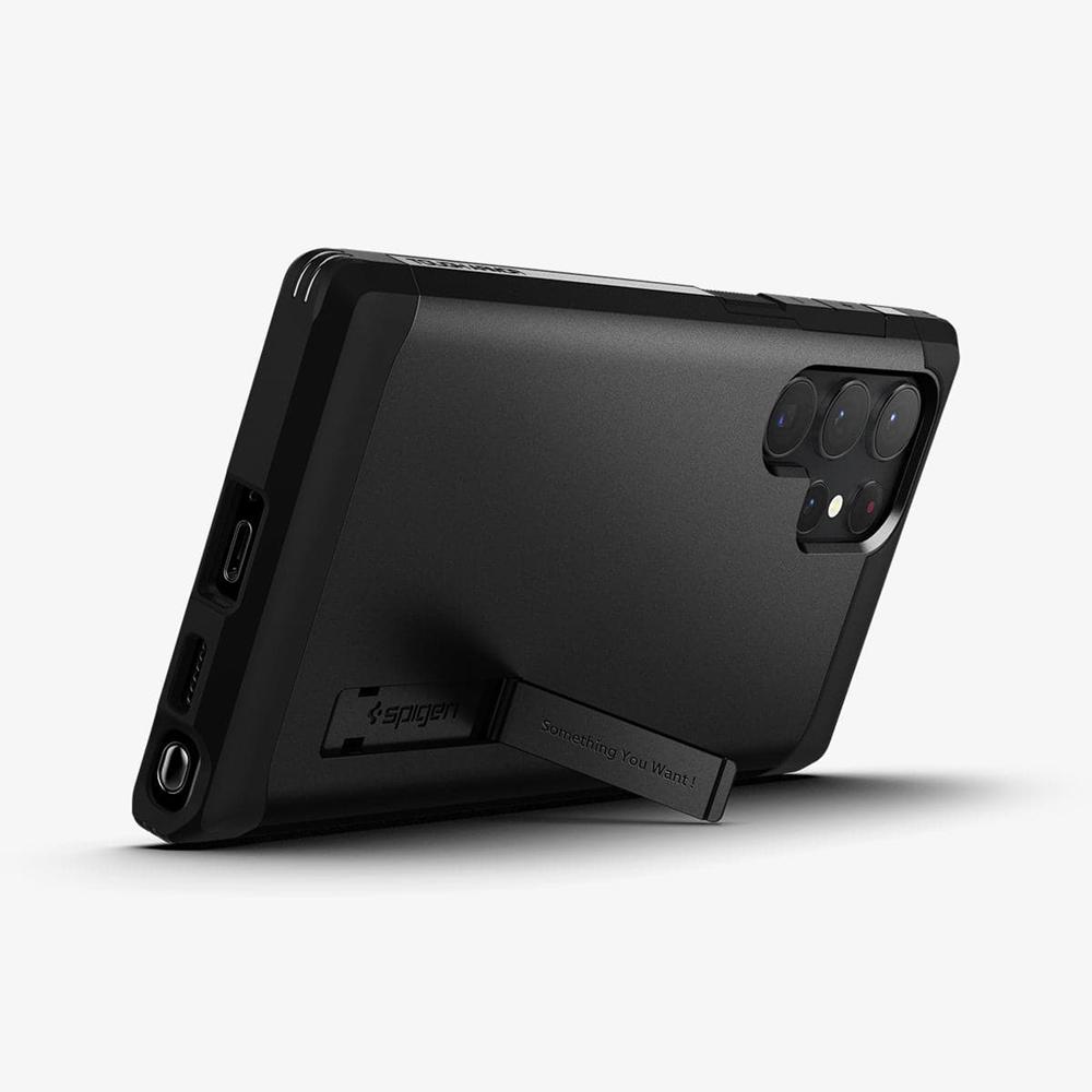 Spigen Tough Armor Galaxy S22 Ultra Case Black | XJRC-75180