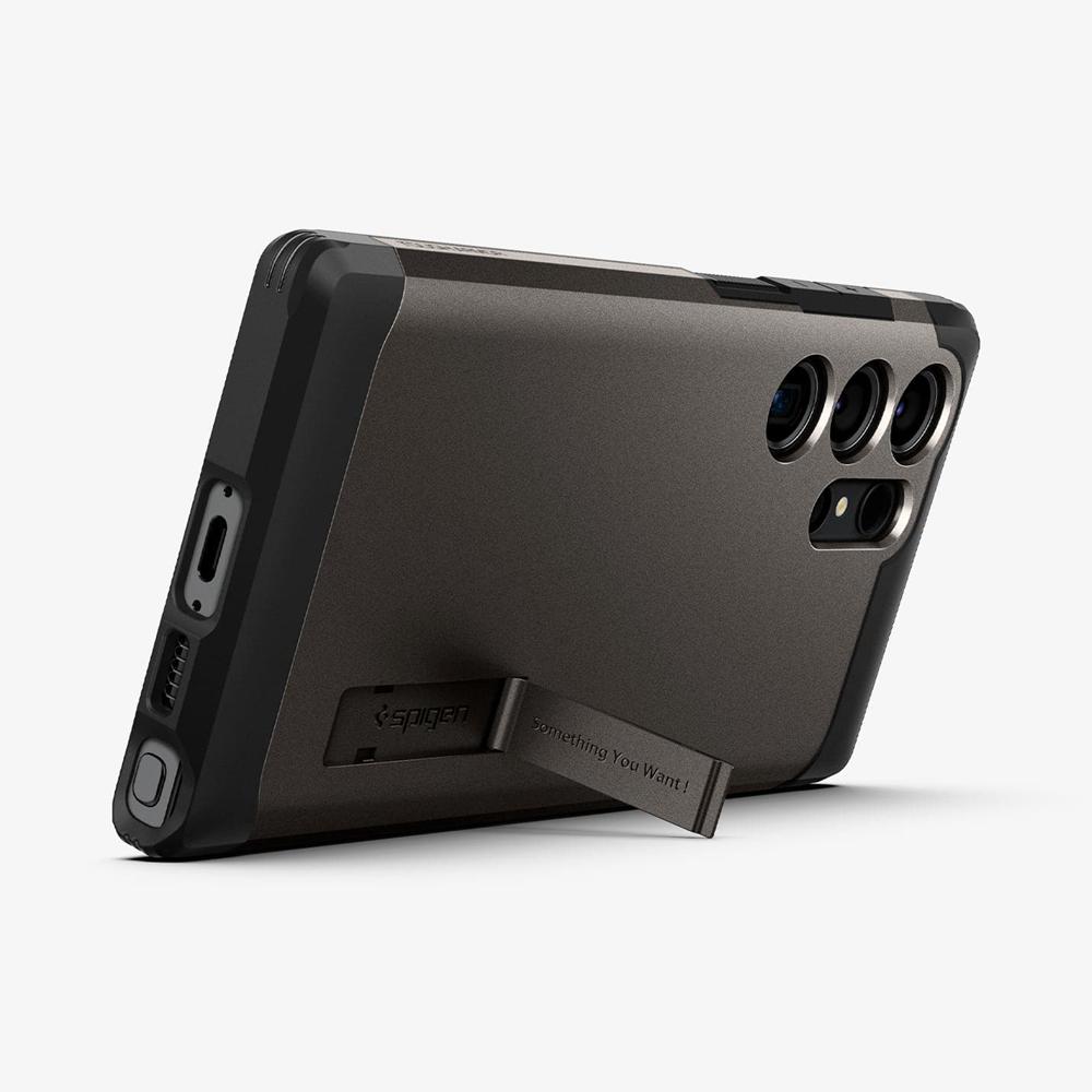 Spigen Tough Armor Galaxy S23 Ultra Case Gunmetal | UPSY-12385