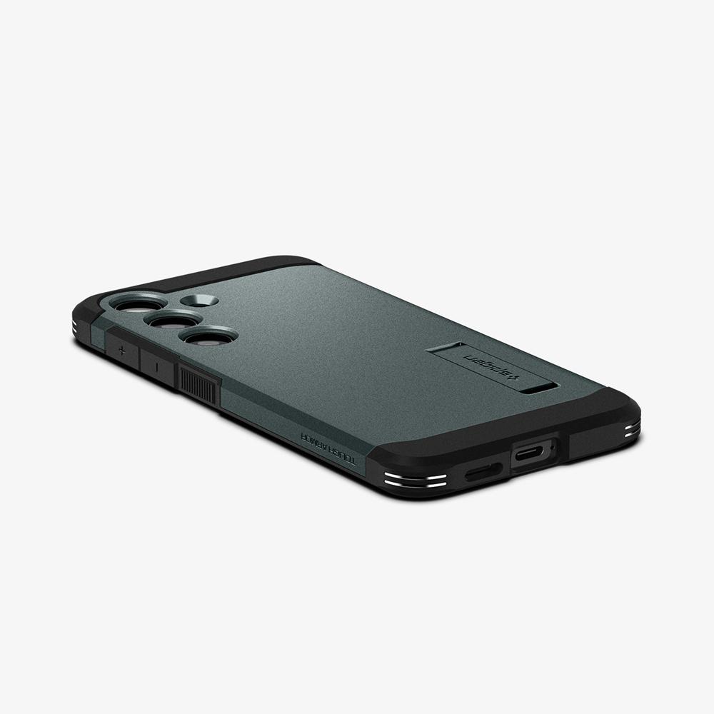 Spigen Tough Armor Galaxy S24 Case Abyss Green | NHRD-87216