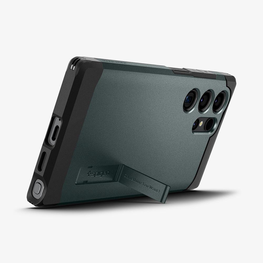 Spigen Tough Armor Galaxy S24 Ultra Case Abyss Green | CZNY-31098