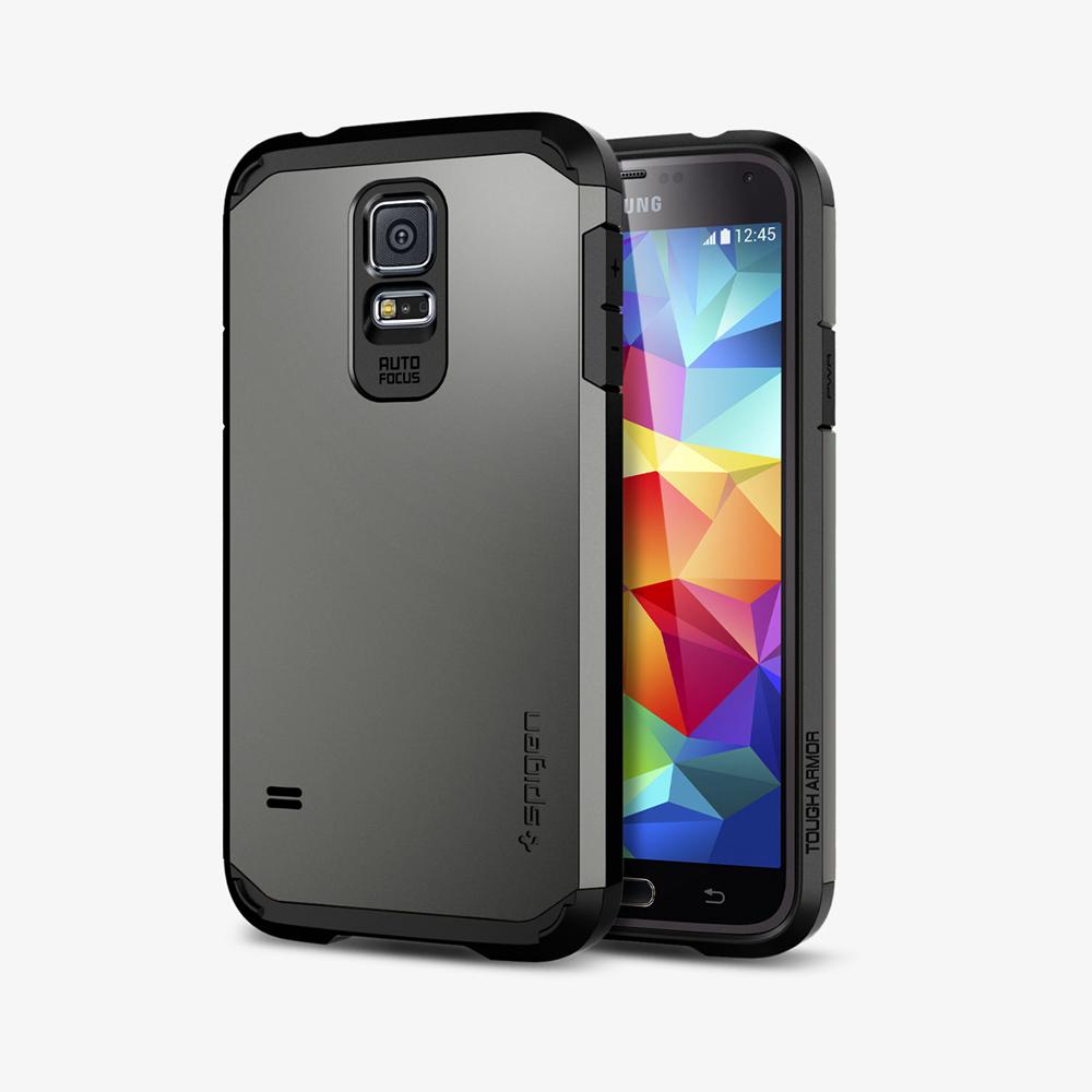 Spigen Tough Armor Galaxy S5 Case Gunmetal | QCXA-68720