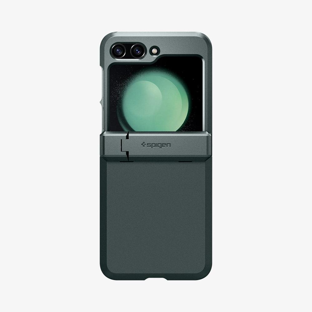 Spigen Tough Armor Galaxy Z Flip 5 Case Abyss Green | EHBV-52371