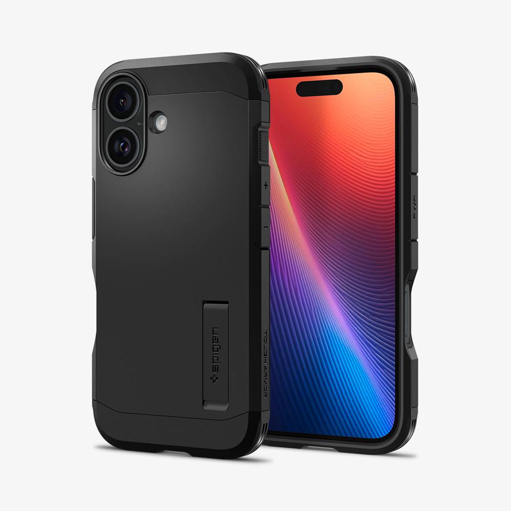 Spigen Tough Armor Iphone 16 Case Black | ZEVN-08472