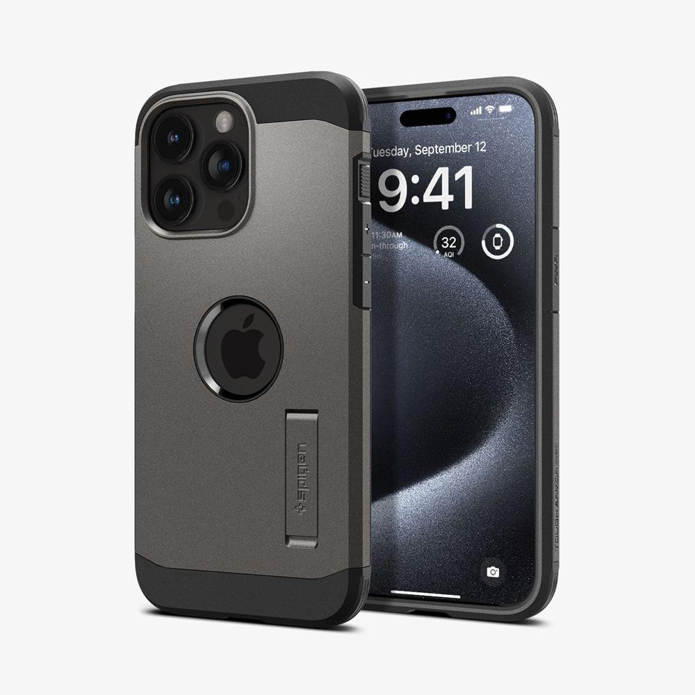 Spigen Tough Armor (MagFit) Iphone 15 Pro Case Gunmetal | QFCA-19630