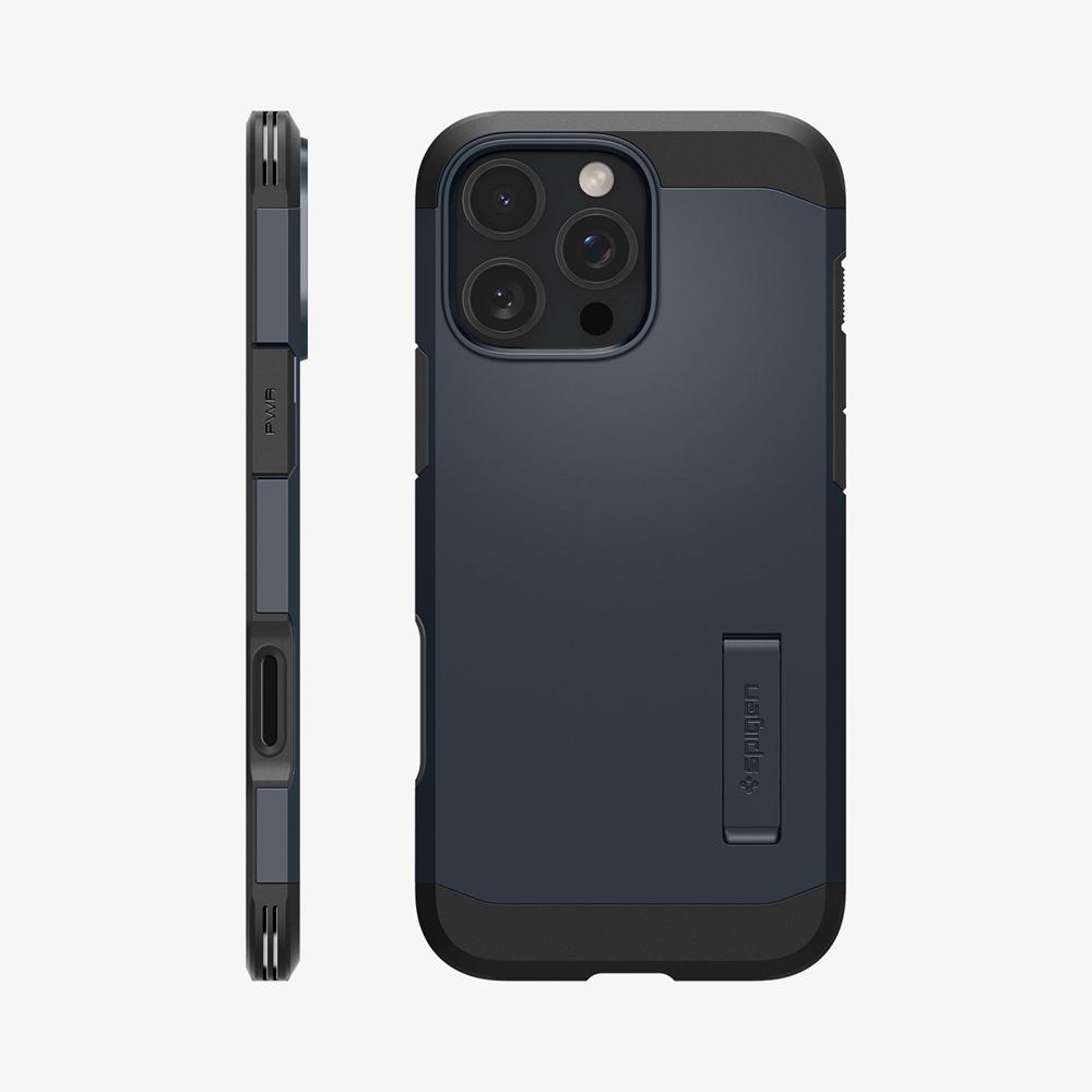 Spigen Tough Armor T AI (MagFit + Camera Control) Iphone 16 Pro Max Case Metal Slate | KFYO-27813