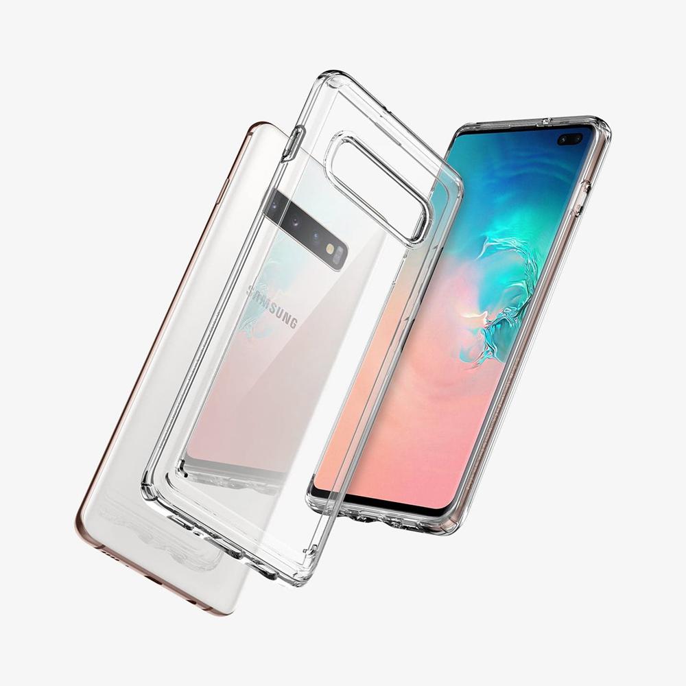 Spigen Ultra Hybrid Galaxy S10 Plus Case Crystal Clear | BIYL-80549