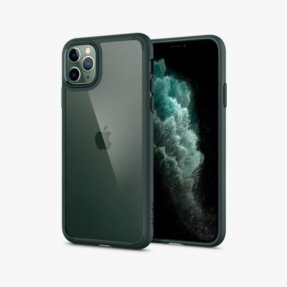 Spigen Ultra Hybrid Iphone 11 Pro Max Case Midnight Green | VXQI-90384