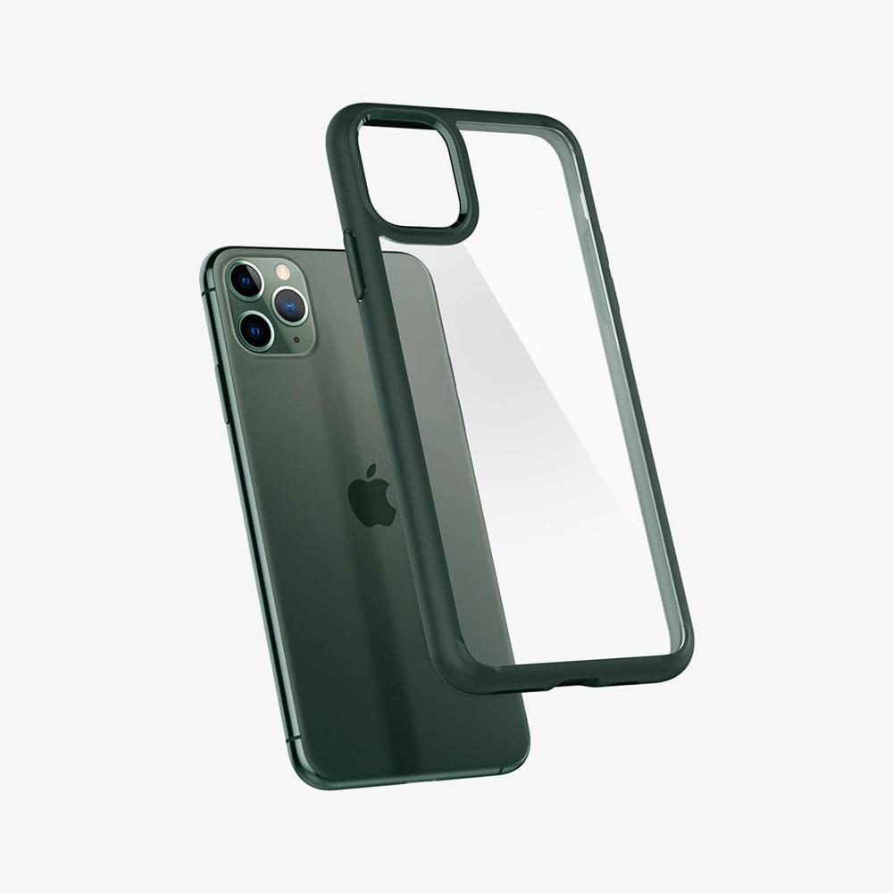 Spigen Ultra Hybrid Iphone 11 Pro Max Case Midnight Green | VXQI-90384