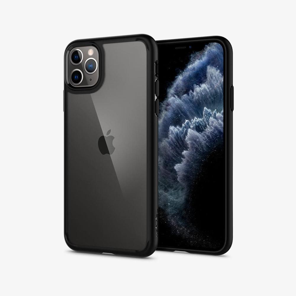 Spigen Ultra Hybrid Iphone 11 Pro Max Case Matte Black | KEDT-38615