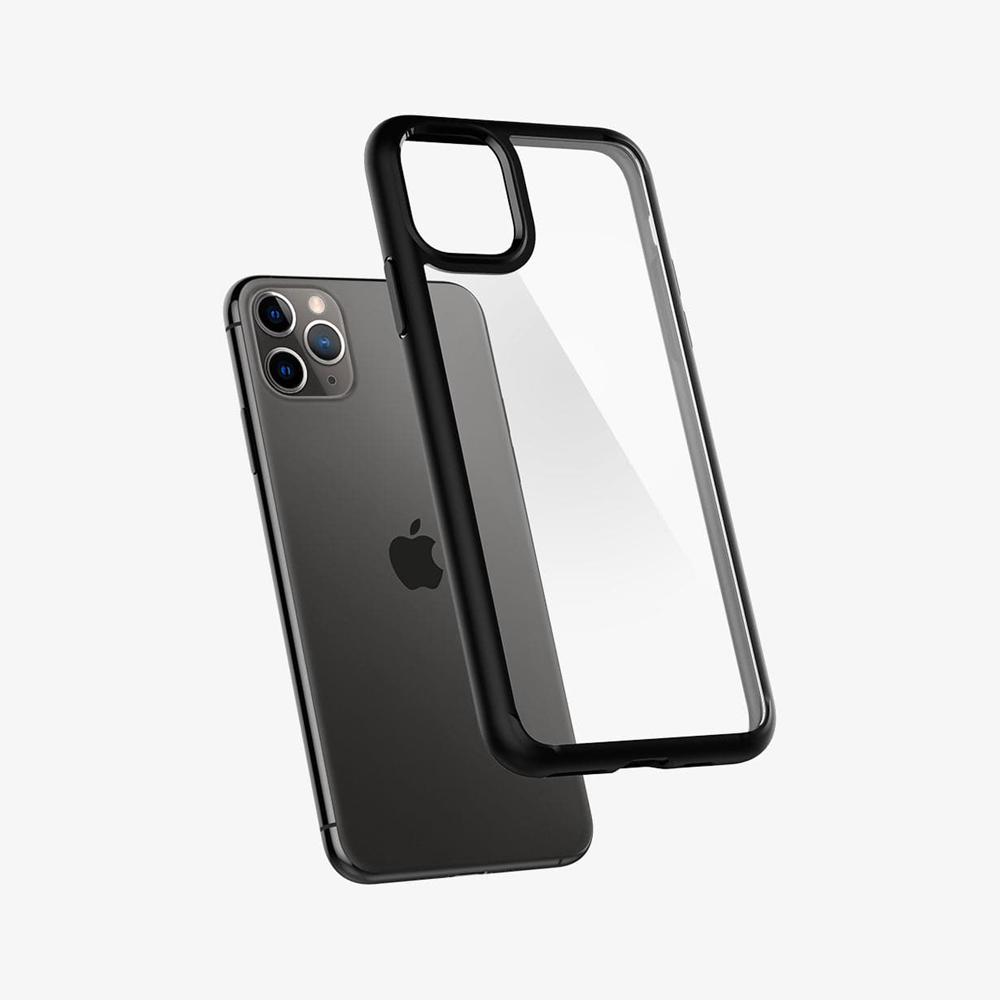 Spigen Ultra Hybrid Iphone 11 Pro Max Case Matte Black | KEDT-38615