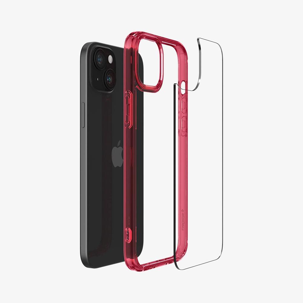 Spigen Ultra Hybrid Iphone 15 Case Red Crystal | GKHR-47683