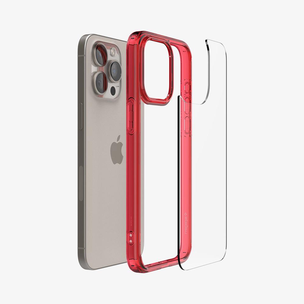 Spigen Ultra Hybrid Iphone 15 Pro Case Deep Red | VFPN-93712