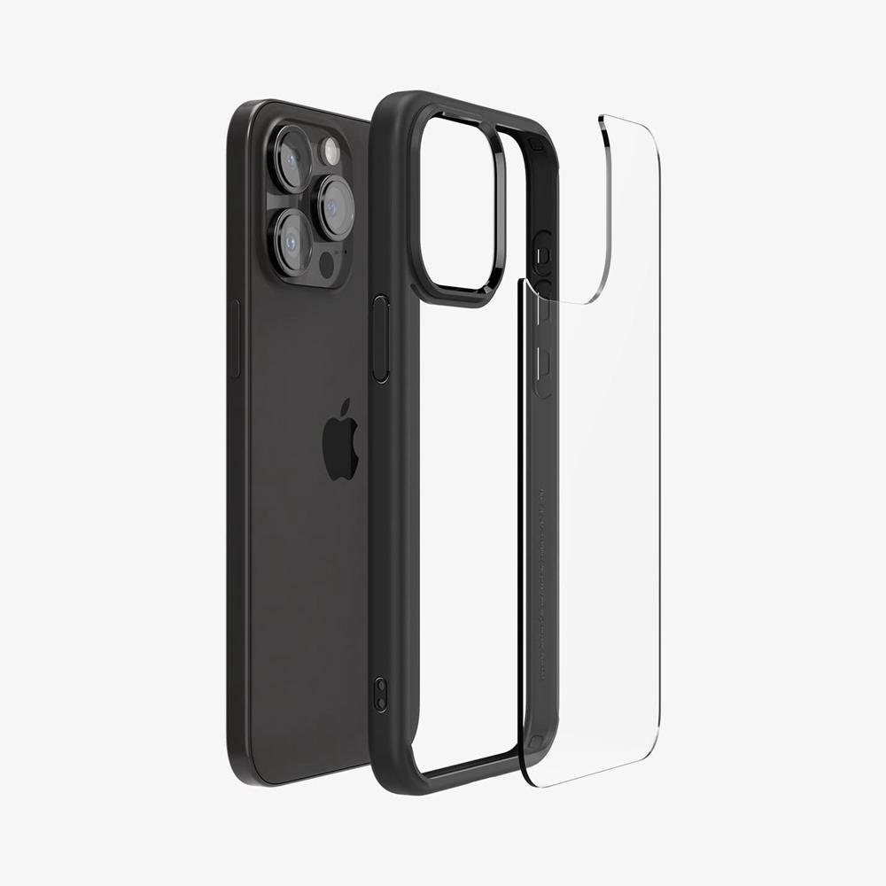 Spigen Ultra Hybrid Iphone 15 Pro Case Matte Black | SWKQ-81209