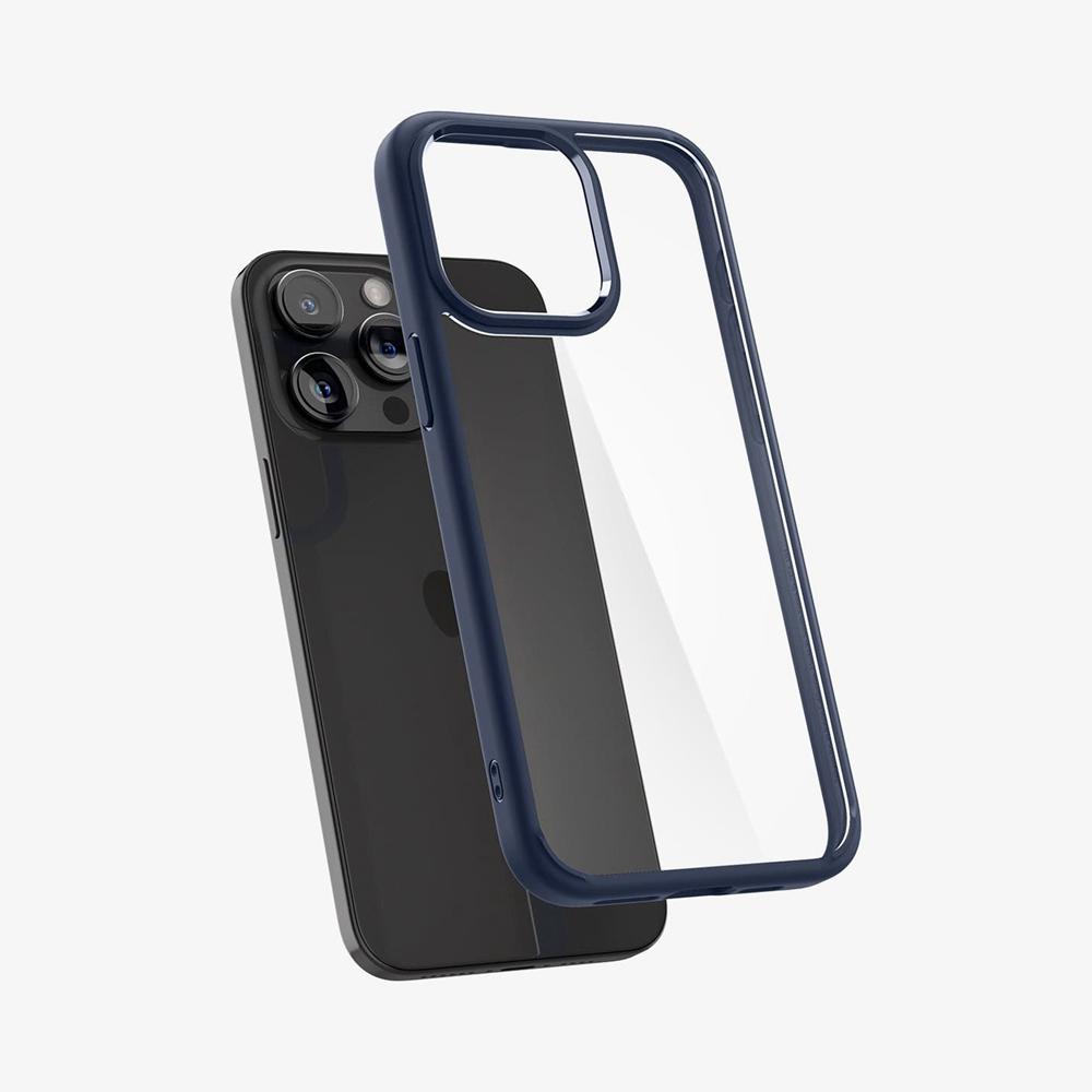 Spigen Ultra Hybrid Iphone 15 Pro Case Navy Blue | UHSX-28196