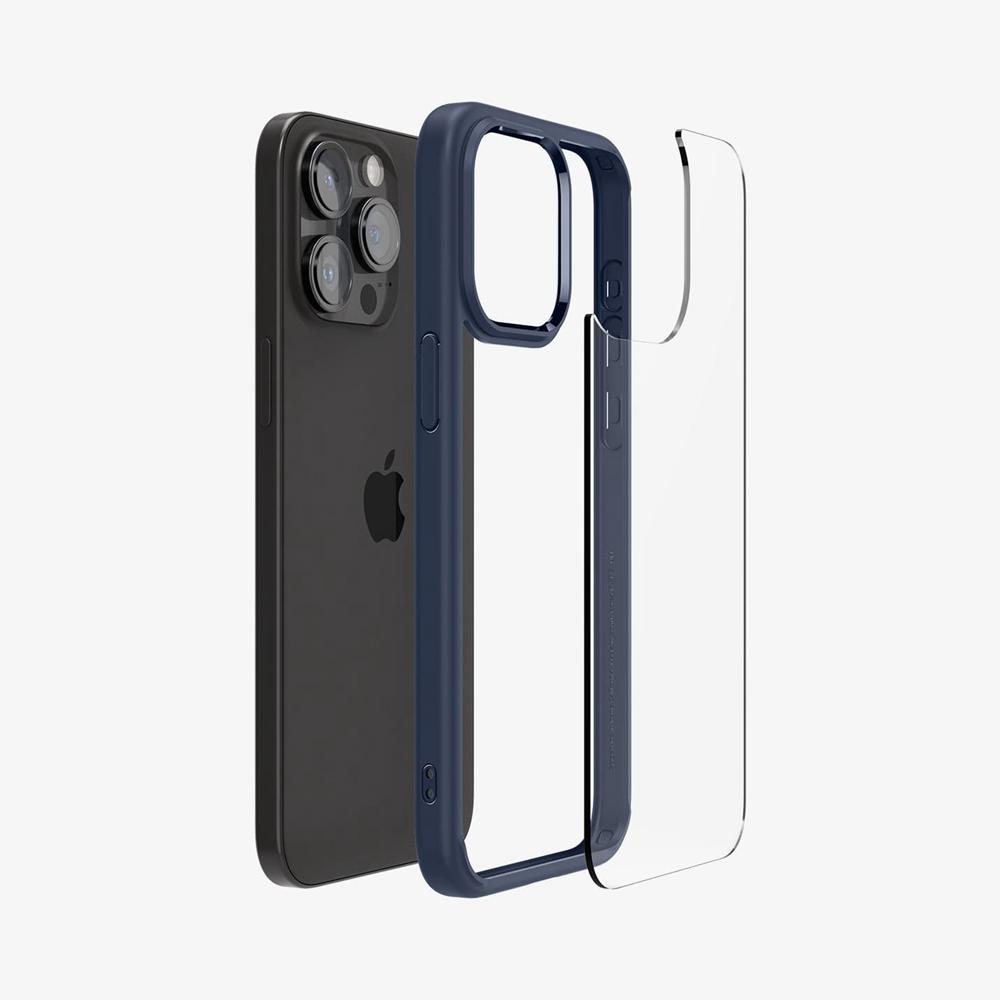 Spigen Ultra Hybrid Iphone 15 Pro Case Navy Blue | UHSX-28196