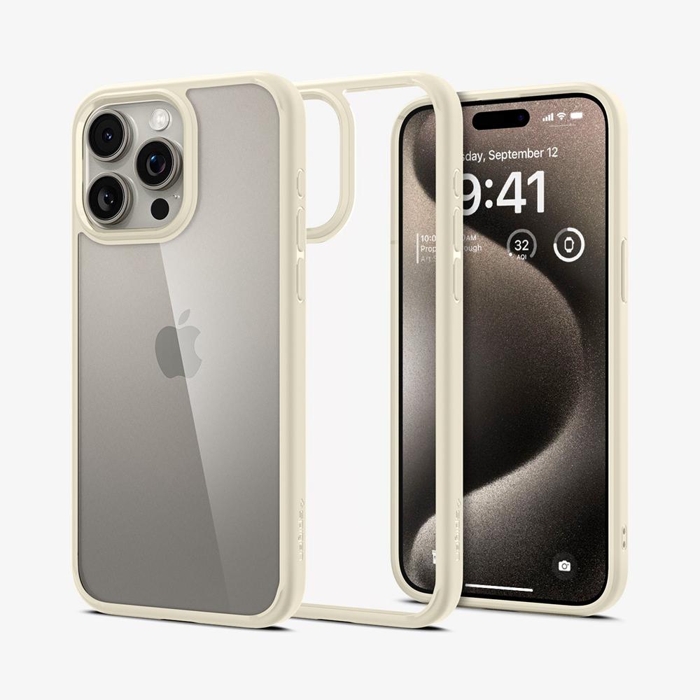 Spigen Ultra Hybrid Iphone 15 Pro Max Case Mute Beige | ABRF-32970