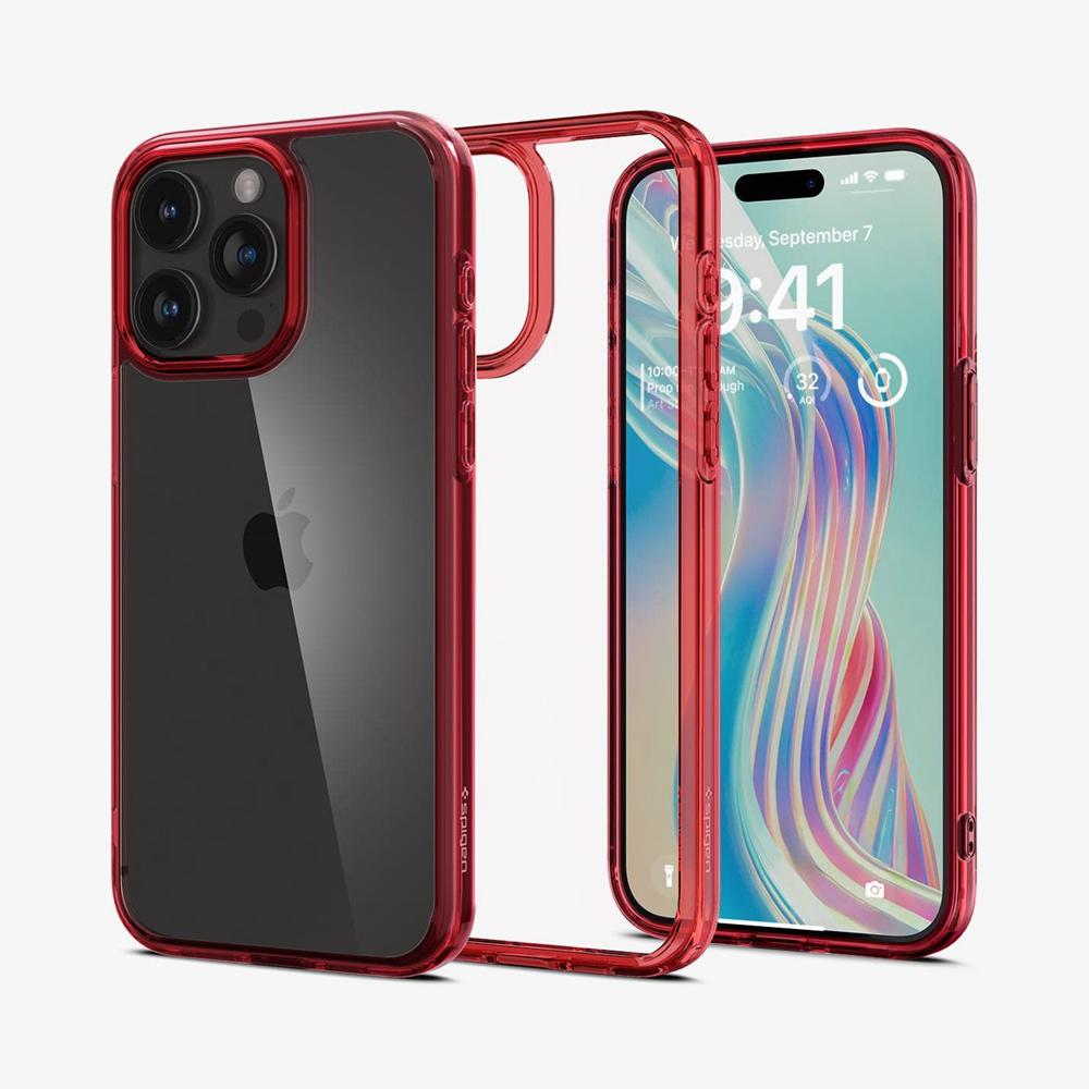 Spigen Ultra Hybrid Iphone 15 Pro Max Case Deep Red | YZEJ-59731