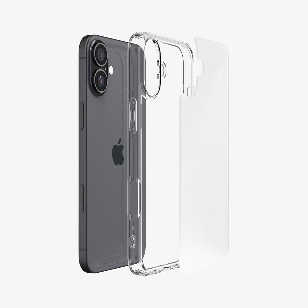 Spigen Ultra Hybrid Iphone 16 Case Frost Clear Grey | STBQ-01367