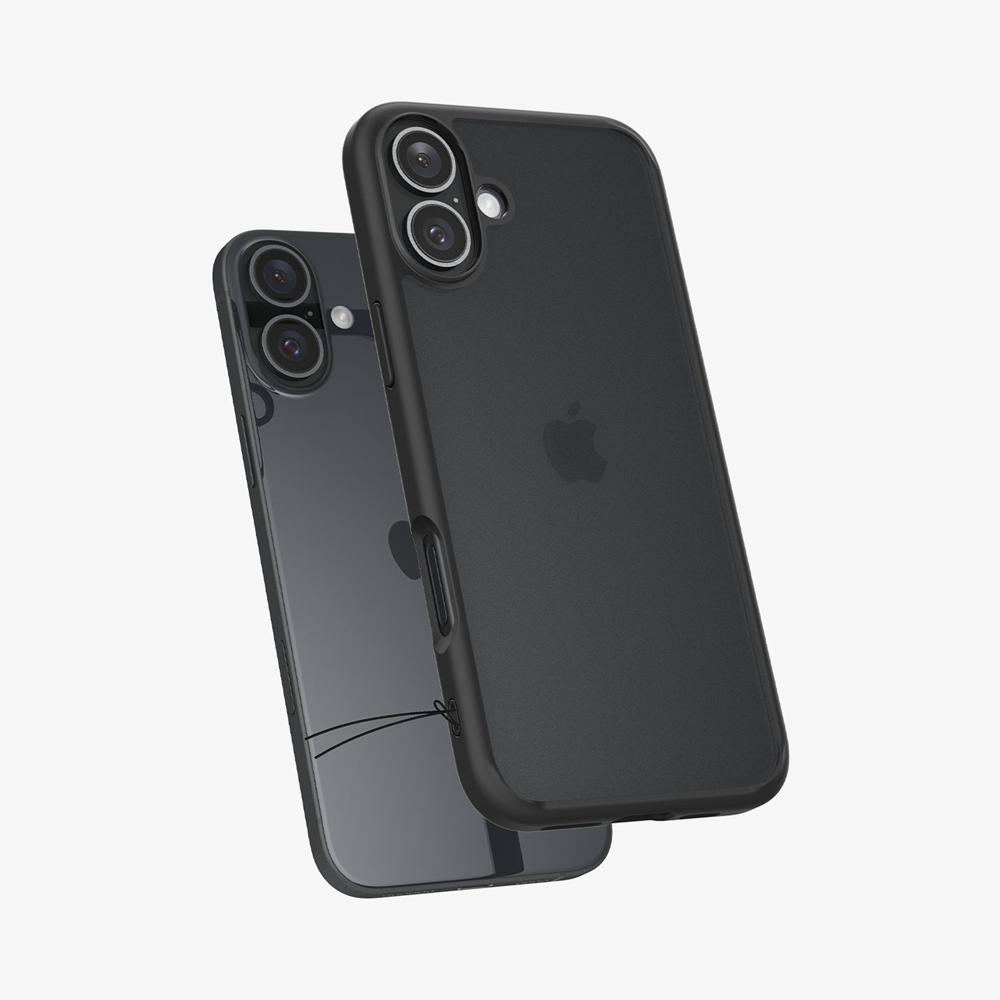 Spigen Ultra Hybrid Iphone 16 Case Frost Black | CPDJ-18549