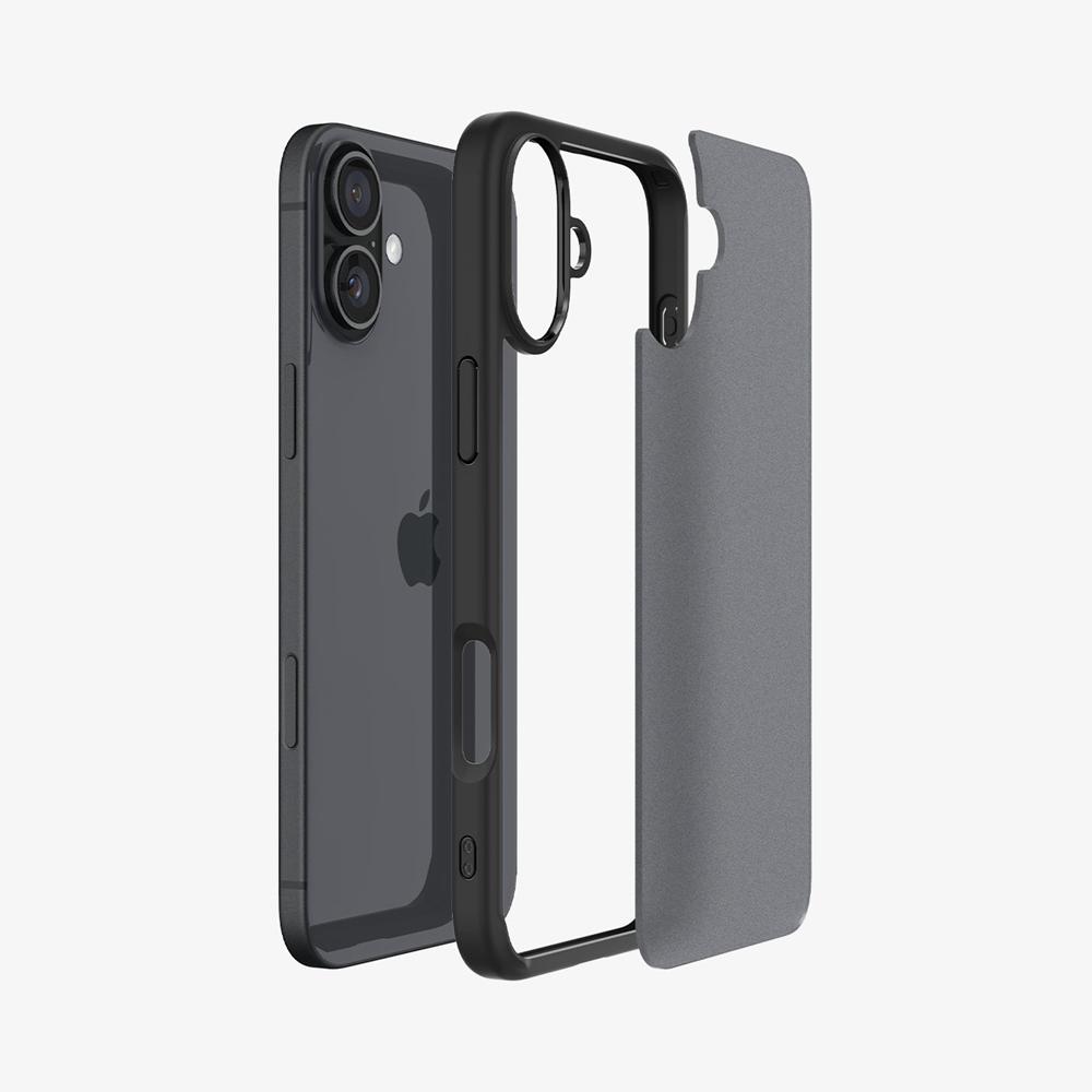 Spigen Ultra Hybrid Iphone 16 Case Frost Black | CPDJ-18549