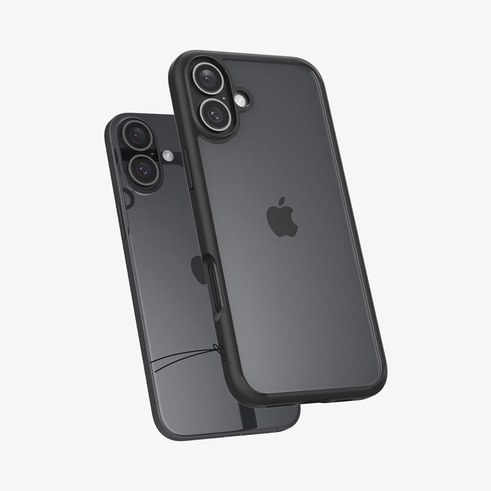 Spigen Ultra Hybrid Iphone 16 Case Matte Black | XMDF-64970