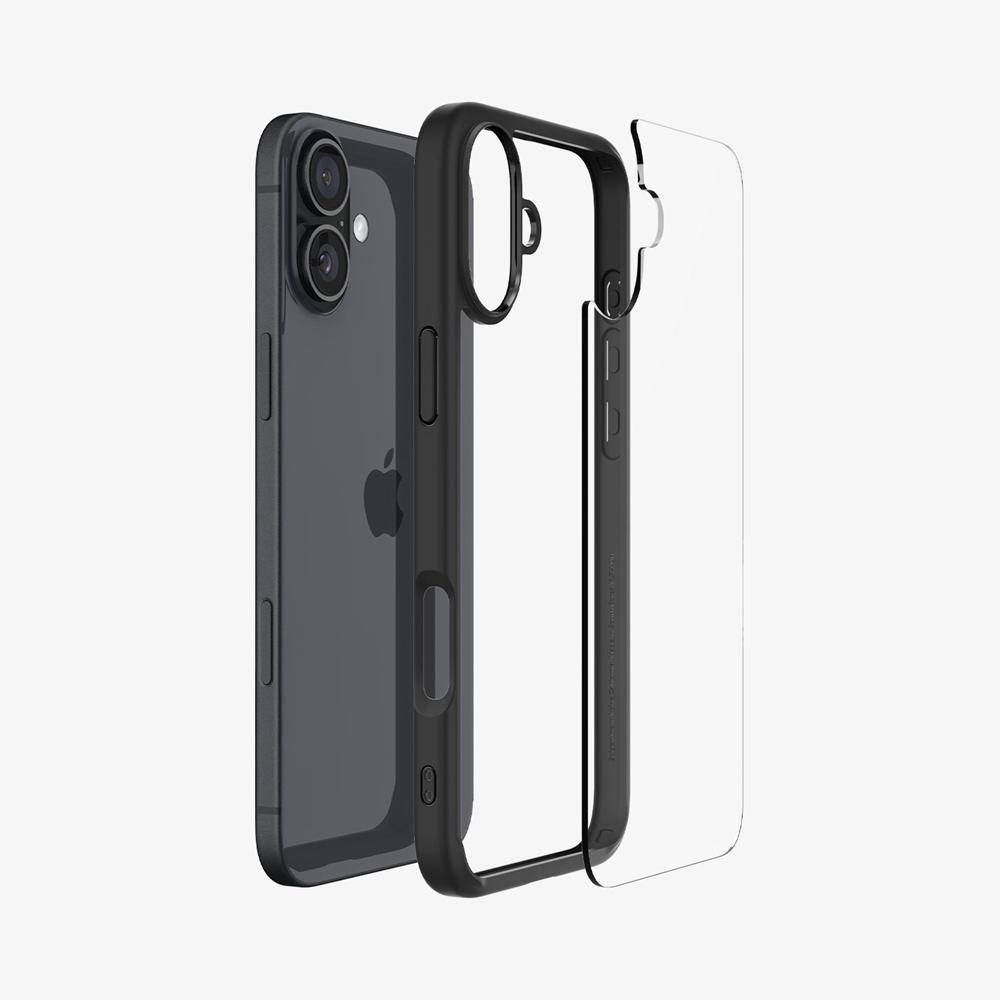 Spigen Ultra Hybrid Iphone 16 Case Matte Black | XMDF-64970