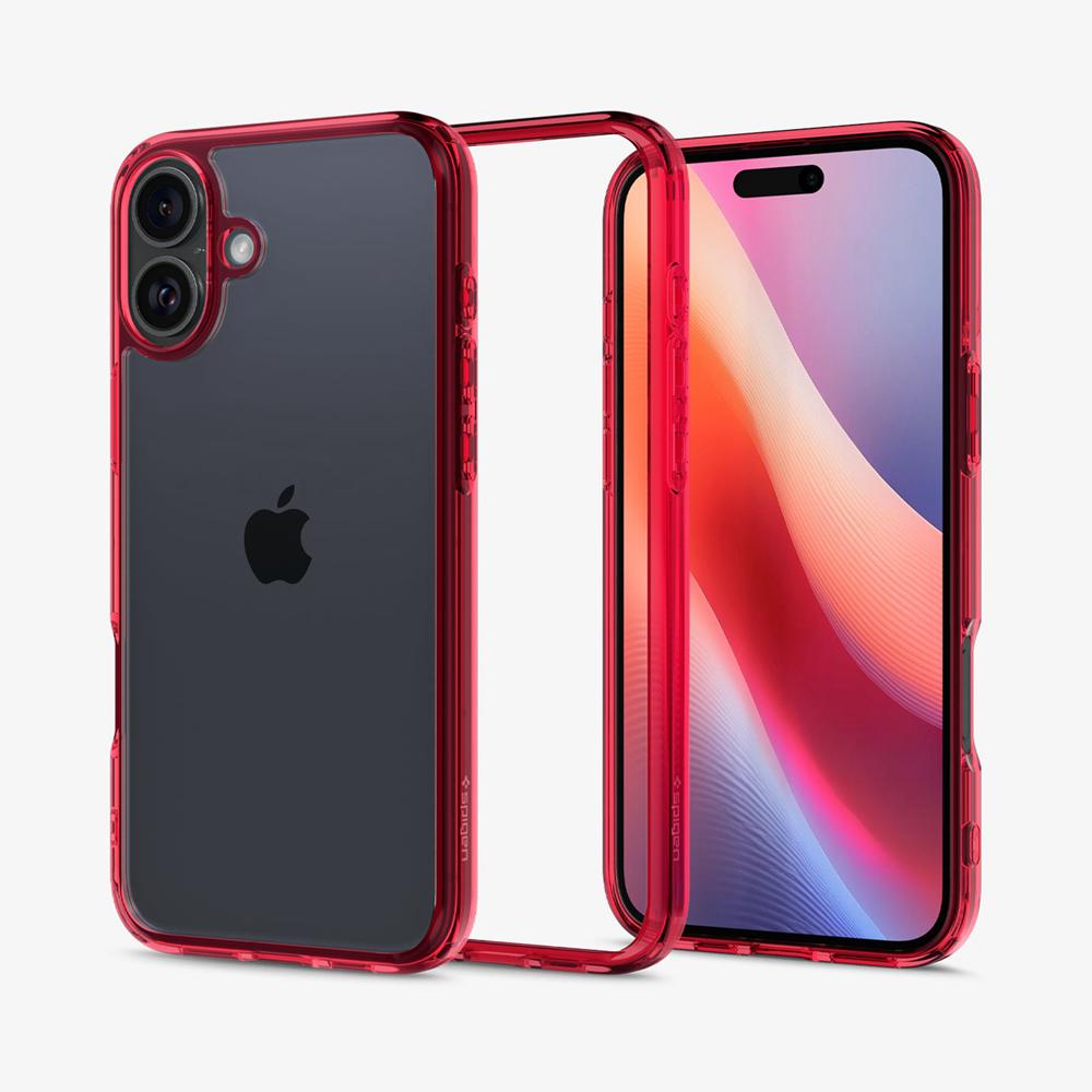 Spigen Ultra Hybrid Iphone 16 Case Red Crystal | SFEN-84369