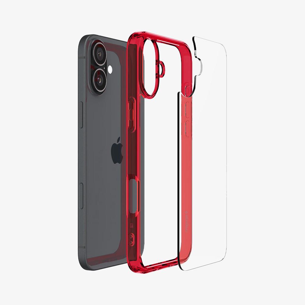 Spigen Ultra Hybrid Iphone 16 Case Red Crystal | SFEN-84369