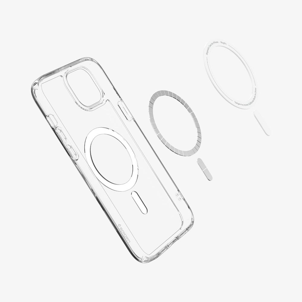 Spigen Ultra Hybrid (MagFit) Iphone 15 Case White | YUNF-96483