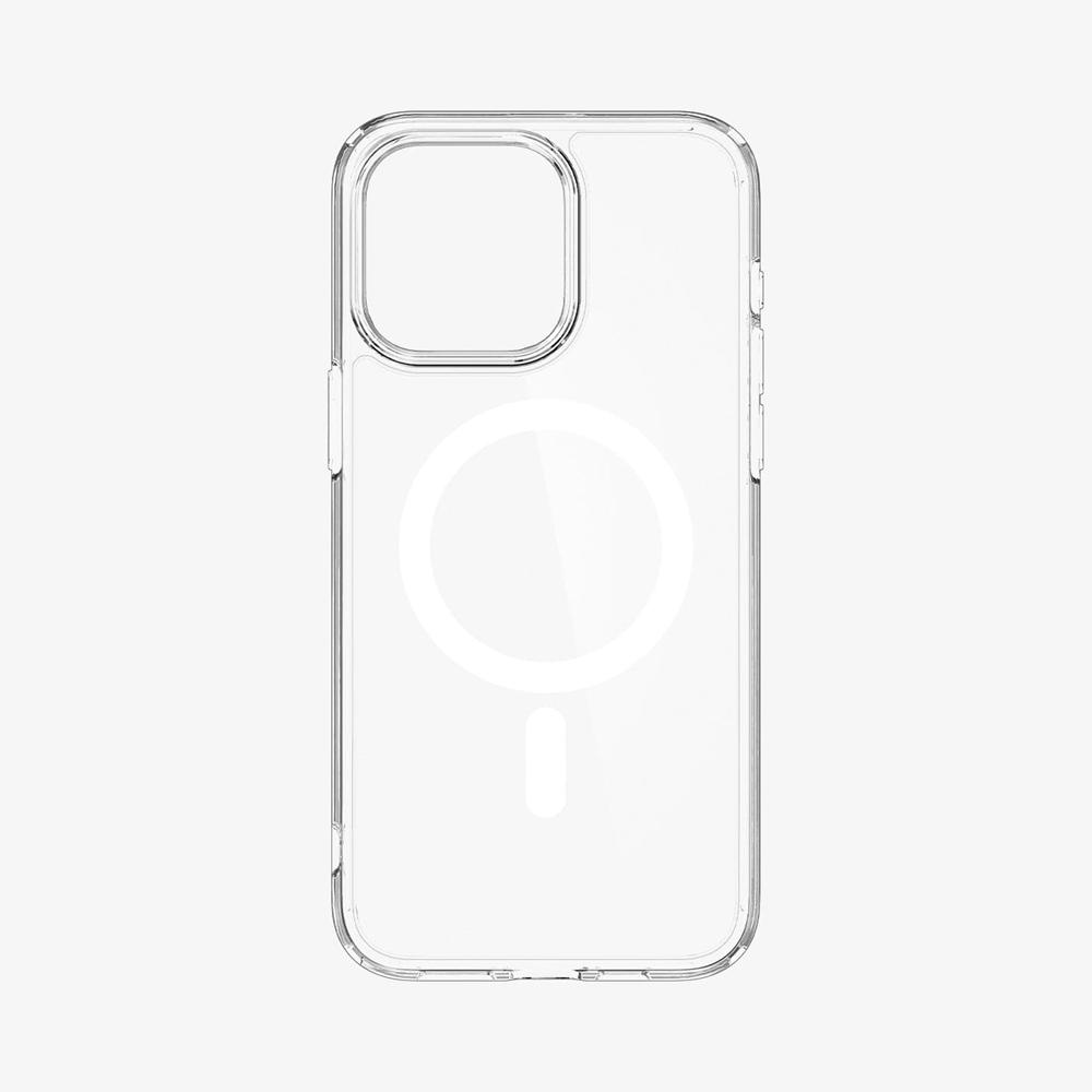 Spigen Ultra Hybrid (MagFit) Iphone 15 Pro Max Case Frost Clear Grey | RVFL-24073