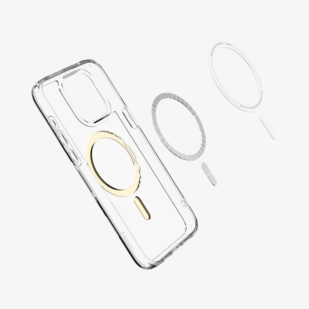 Spigen Ultra Hybrid (MagFit) Iphone 15 Pro Max Case Gold | VZOW-67213