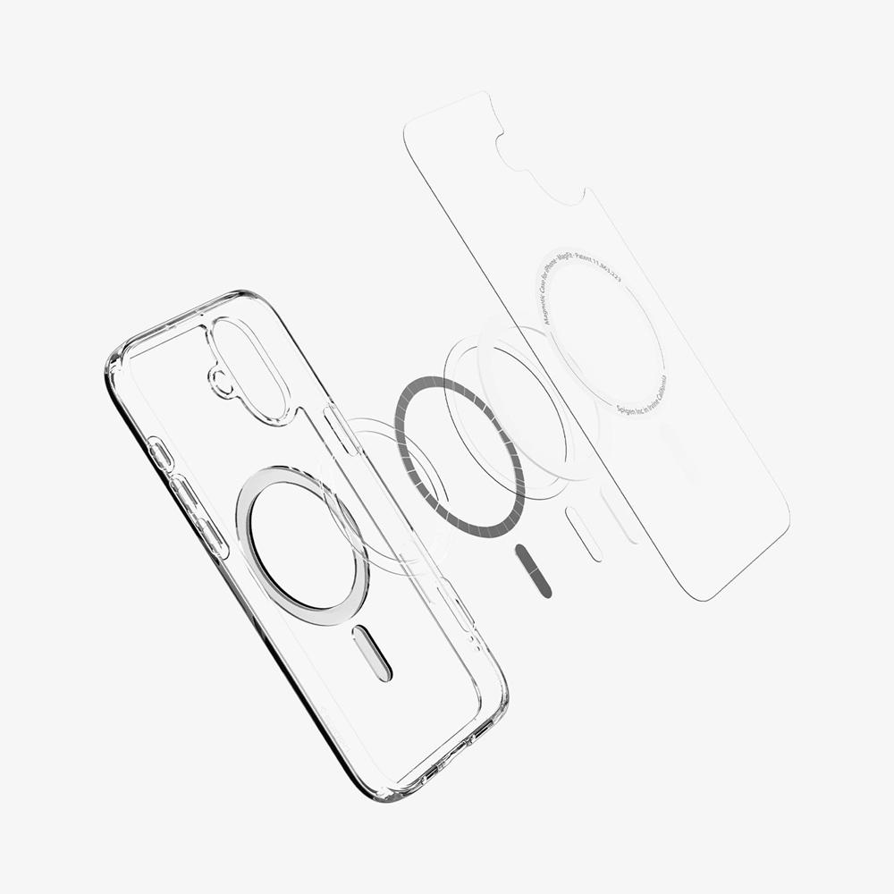 Spigen Ultra Hybrid (MagFit) Iphone 16 Case White | XRTF-38104