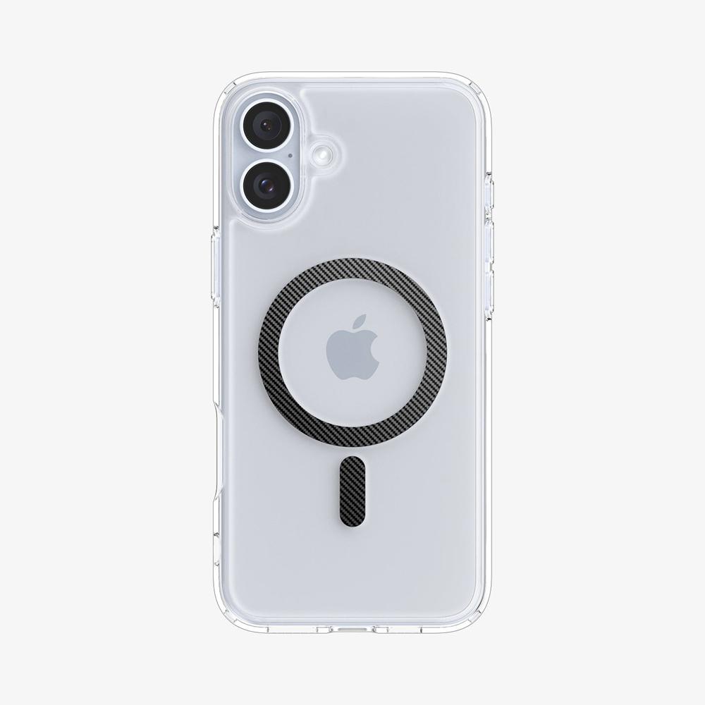 Spigen Ultra Hybrid (MagFit) Iphone 16 Case Carbon Fiber White | LNSB-82407