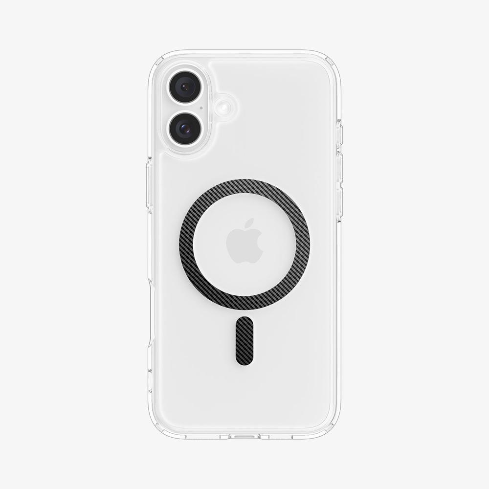 Spigen Ultra Hybrid (MagFit) Iphone 16 Case Carbon Fiber White | LNSB-82407