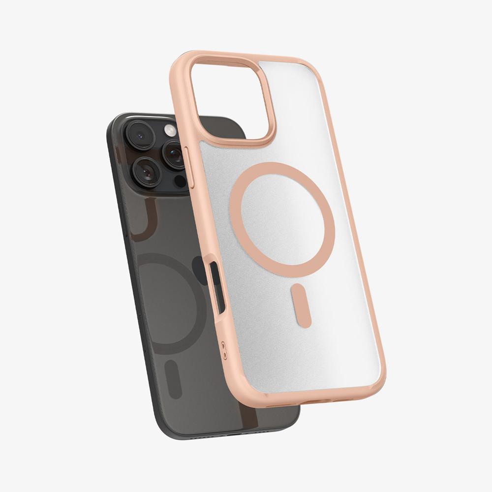 Spigen Ultra Hybrid (MagFit) Iphone 16 Pro Case Frost Rose Titanium | JUSK-02186