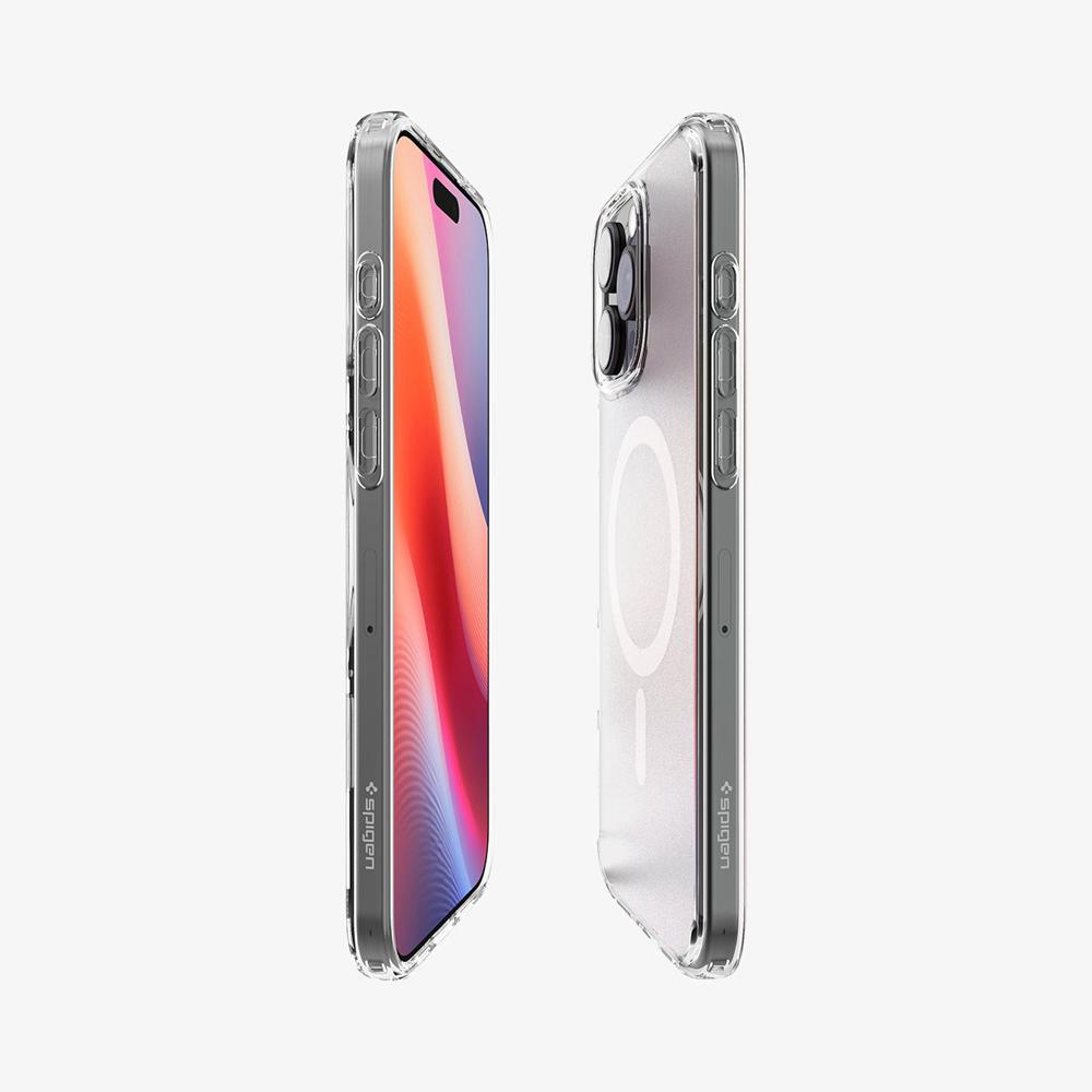 Spigen Ultra Hybrid (MagFit) Iphone 16 Pro Case Frost Clear Grey | NMWI-68954